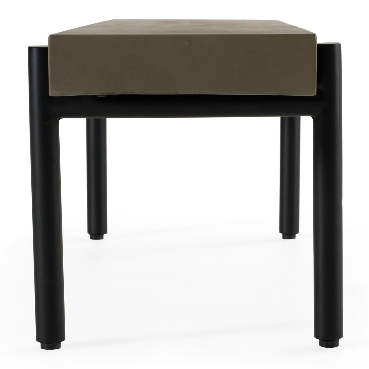 Timlin Modern Concrete & Metal Bench