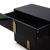 Token Modern Black + Gold Wide Dresser