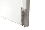 Token Modern White & Stainless Steel Mirror