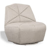 Tomlin Contemporary Grey Woven Fabric Accent Chair