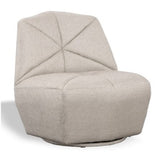 Tomlin Contemporary Grey Woven Fabric Accent Chair