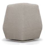 Tomlin Contemporary Grey Woven Fabric Accent Chair
