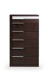 Torino Modern Brown Oak & Grey Chest