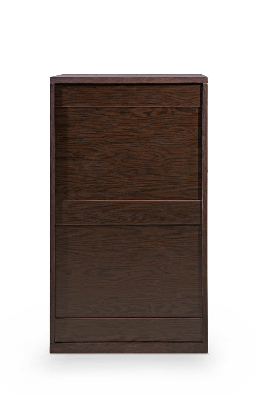 Torino Modern Brown Oak & Grey Chest