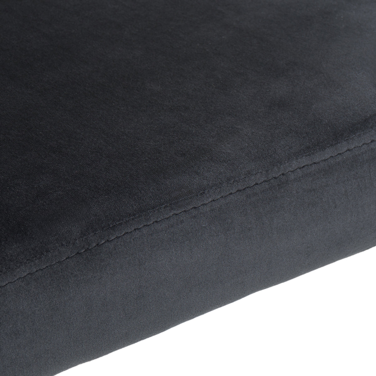 Trea Modern Black Velvet & Rosegold Dining Chair