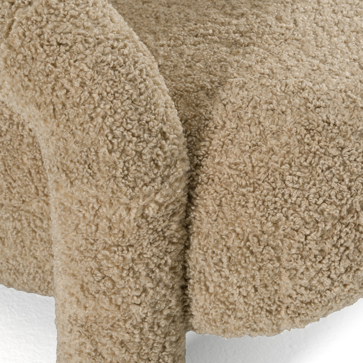 Trevor Modern Tan Fabric Accent Chair