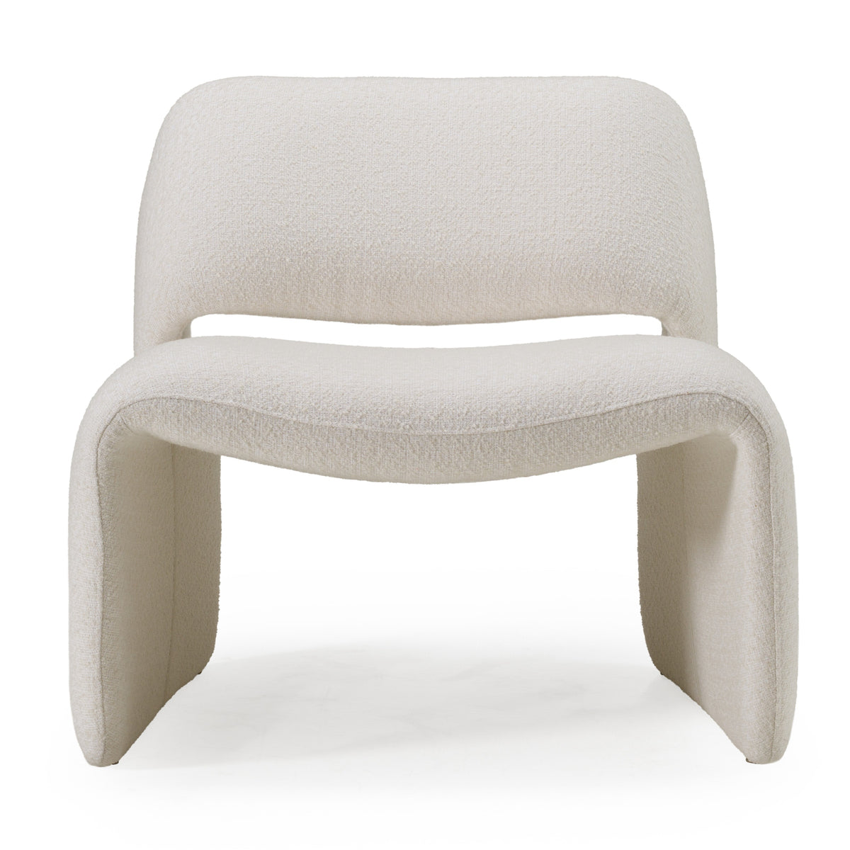 Tristan Modern Off White Fabric Accent Chair