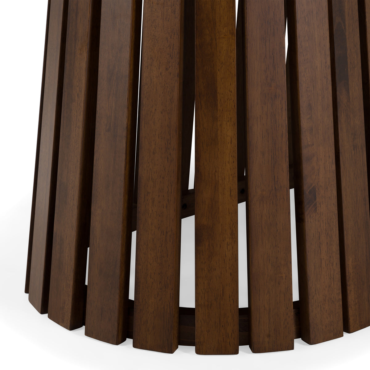 Truman Mid-Century Modern Walnut Oval Dining Table