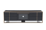 Cartier Modern Black & Rosegold TV Stand