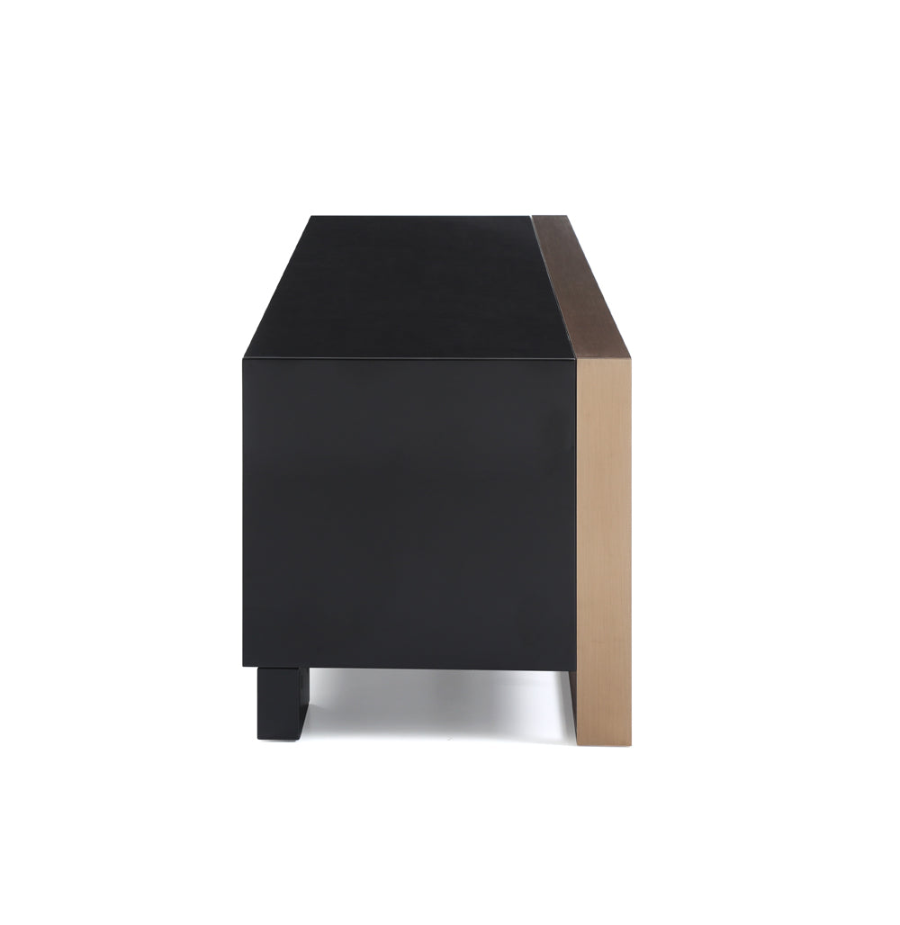 Cartier Modern Black & Rosegold TV Stand