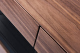 Frost Modern Small Walnut TV Stand