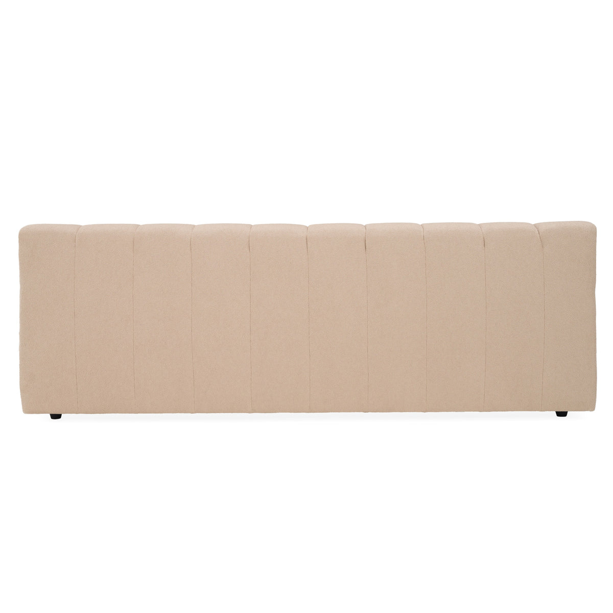 Tyree Modern Tufted Sand Fabric Bed