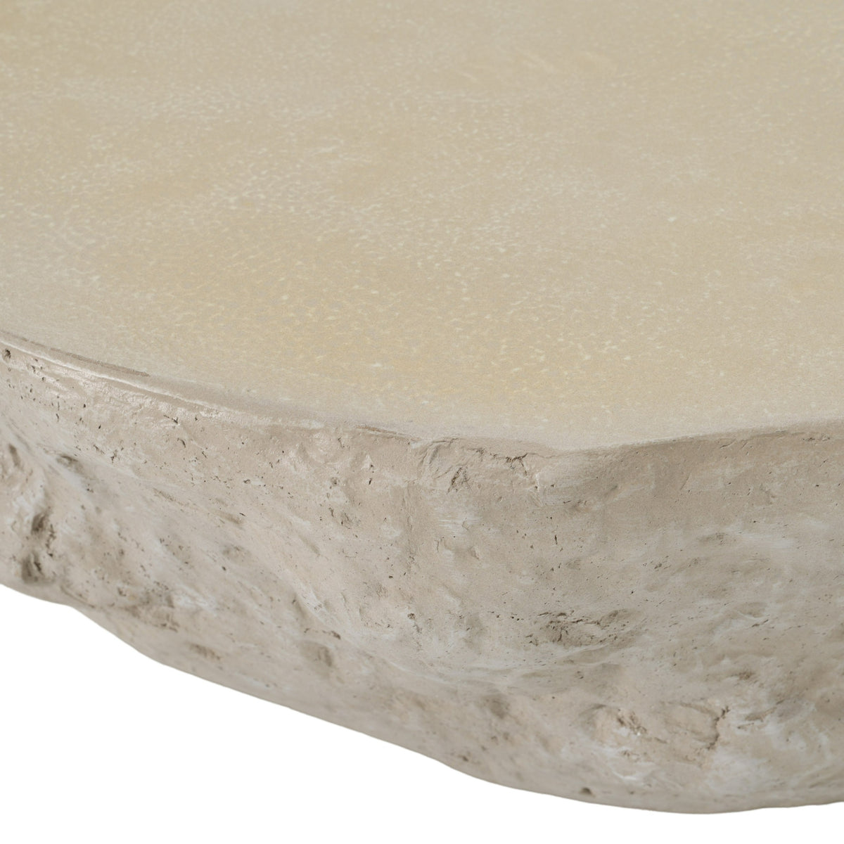 Tyrel Modern Beige Fiberform Coffee Table