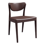 Union Modern Brown Oak Dining Chair (Set of 2)