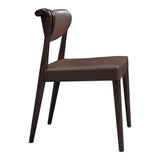 Union Modern Brown Oak Dining Chair (Set of 2)