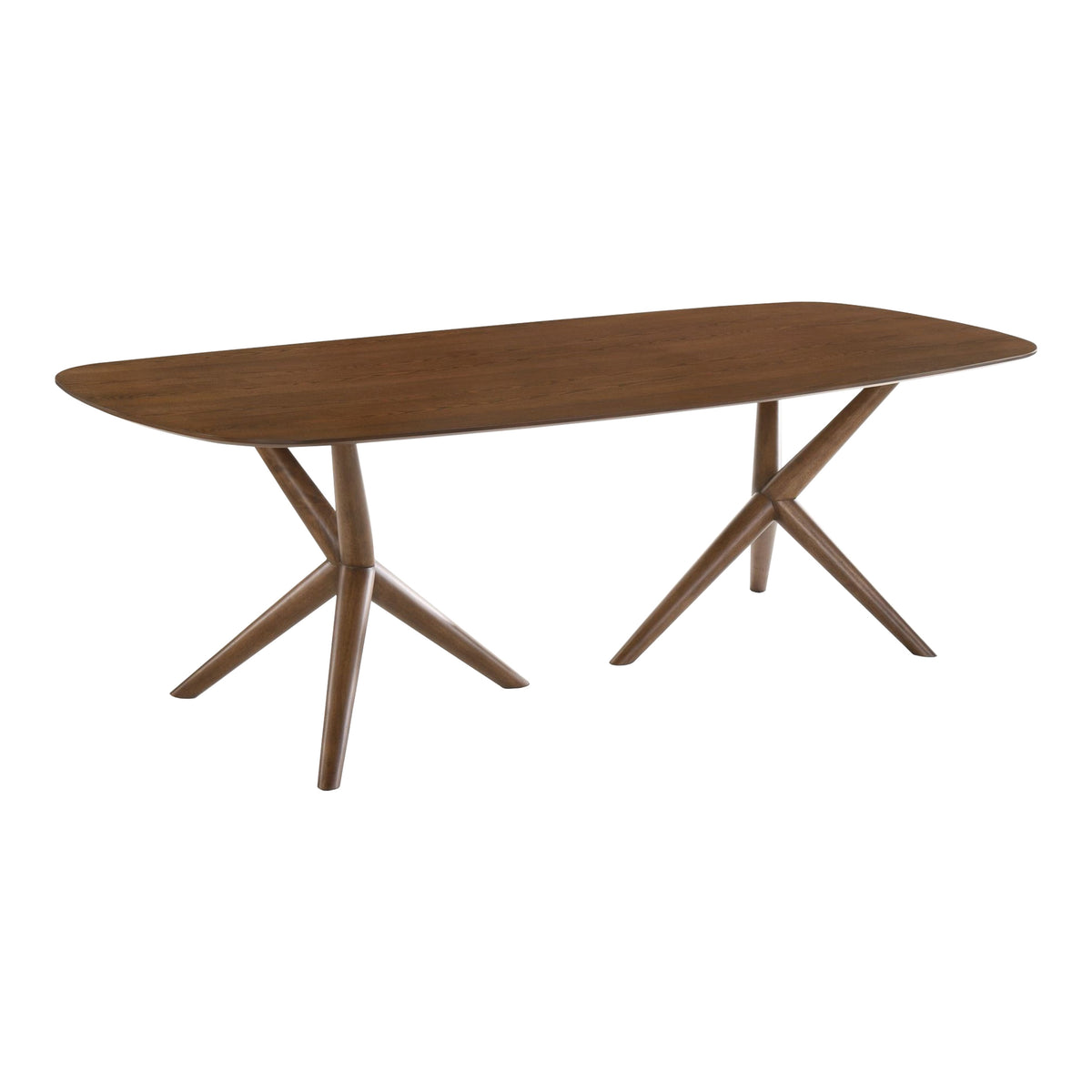Utah Modern Walnut Rectangular Dining Table
