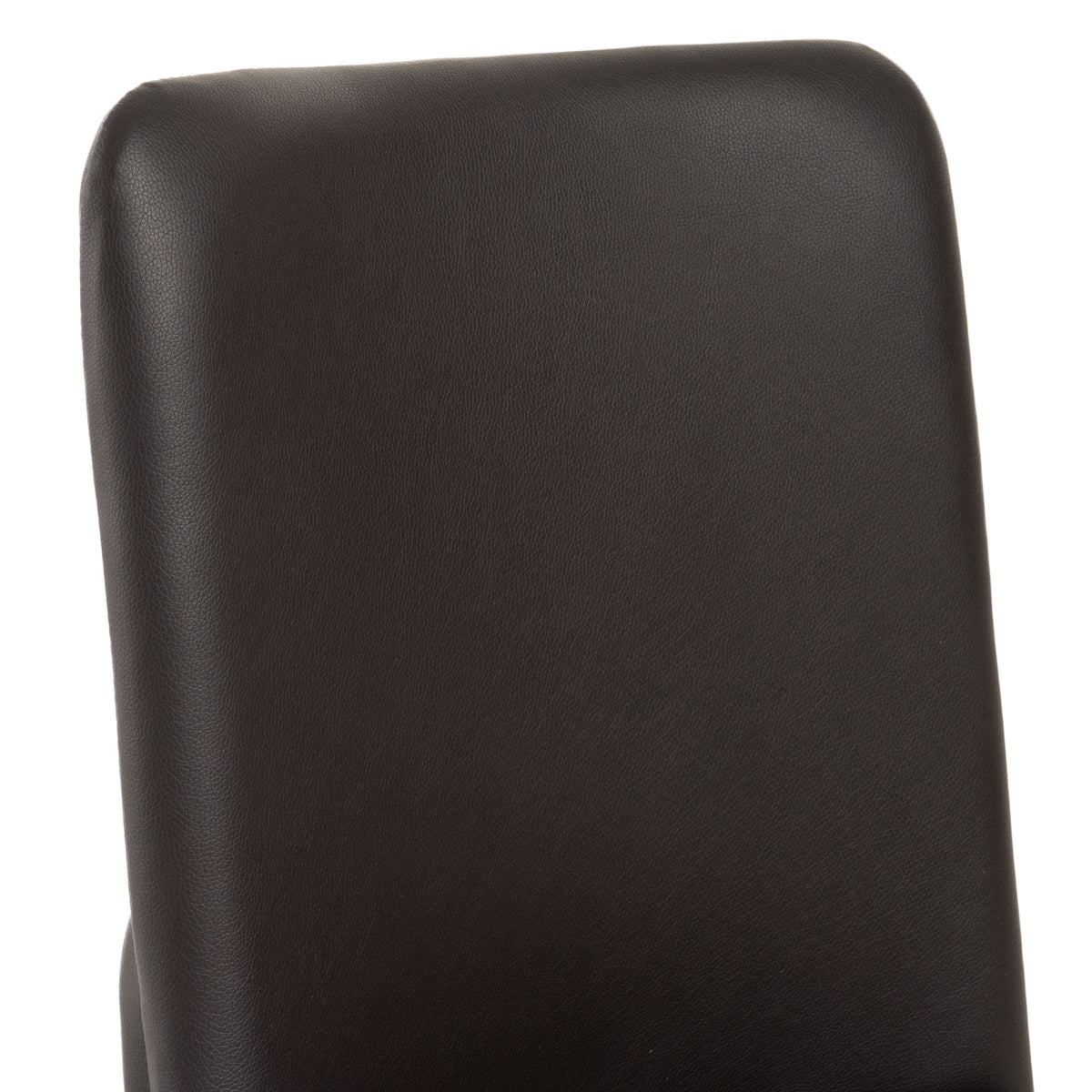 Utah Modern Walnut and Brown Eco-Leather Dining Chair- Set of 2