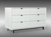 Valencia Contemporary White Dresser