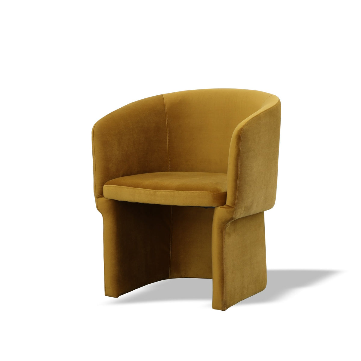Vassar Burnt Umber Velvet Dining Chair