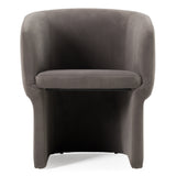 Vassar Modern Grey Velvet Dining Chair