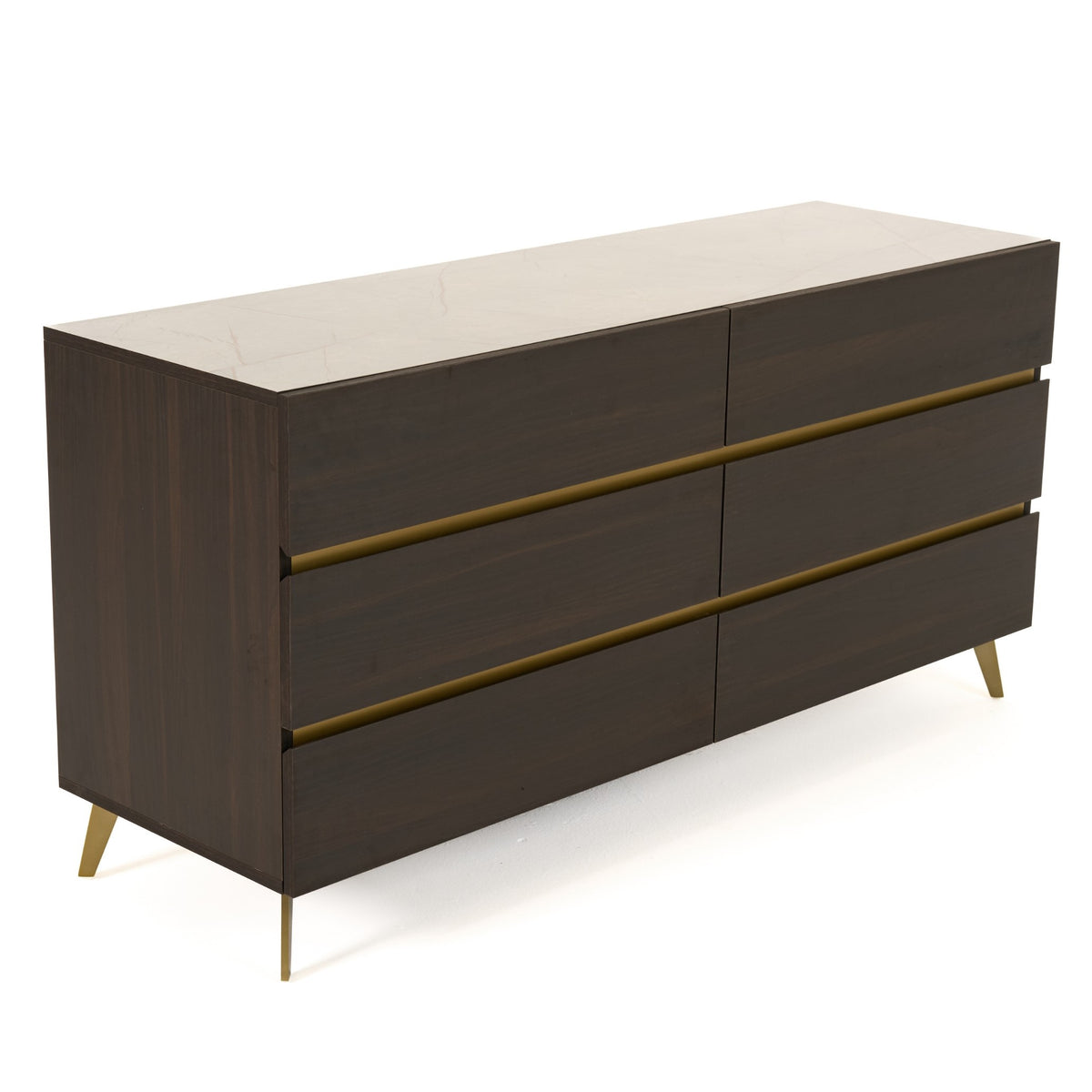 Velondra Modern Eucalypto + Marble Bedroom Set