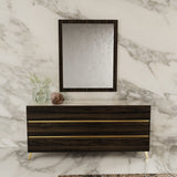 Velondra Modern Eucalypto + Marble Dresser