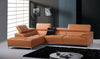 Italian Leather Citadel Modern Leather Sectional Sofa