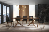 Utah Modern Walnut Rectangular Dining Table