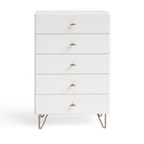 Mielcasa | White Modrest Bryan Modern White Chest | SKU VGMABR-82-WHT-CHS | MPN: 76325 | Free Delivery & Free Return