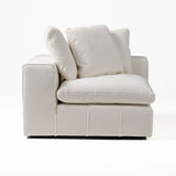 Vicki Modern Off-White Fabric Modular Corner Seat