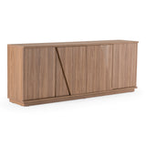 Victoria Italian Modern Walnut Caracalla Buffet