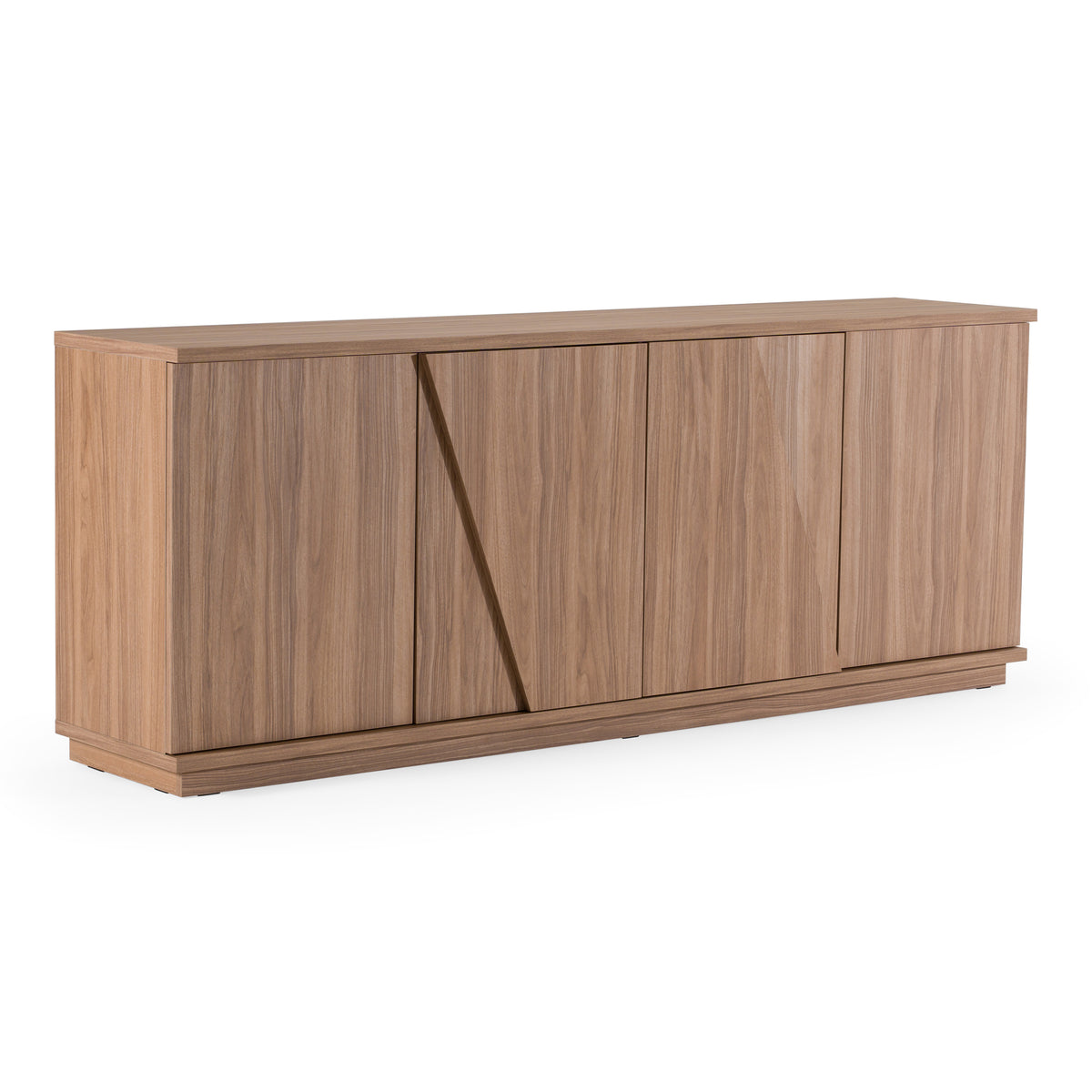 Victoria Italian Modern Walnut Caracalla Buffet