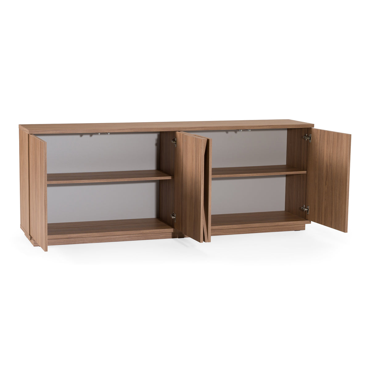 Victoria Italian Modern Walnut Caracalla Buffet