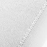 Villeneuve Modern White Italian Leather Sectional Sofa