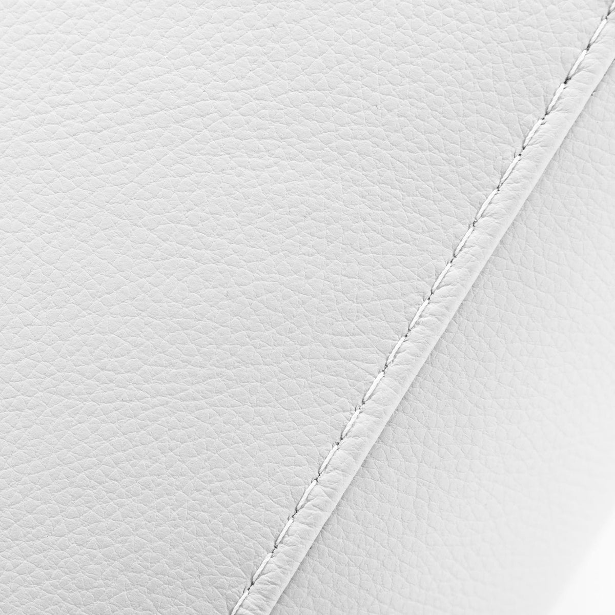 Villeneuve Modern White Italian Leather Sectional Sofa