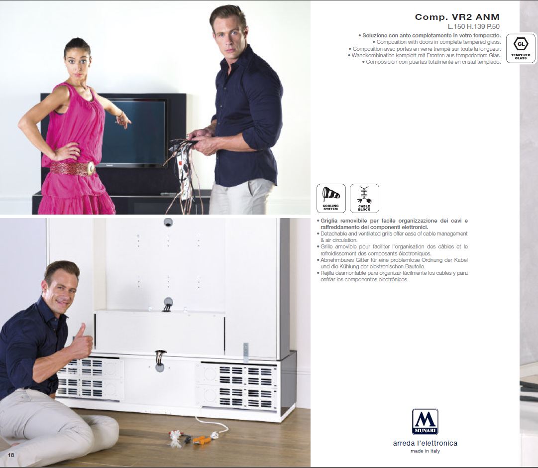 VR4 Verona TV Entertainment System Made In Italy