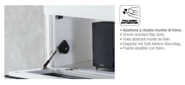 VR275 Verona White TV Entertainment System Made In Italy