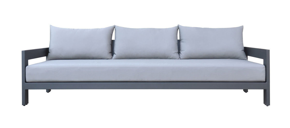 Wake Modern Charcoal Outdoor Sofa