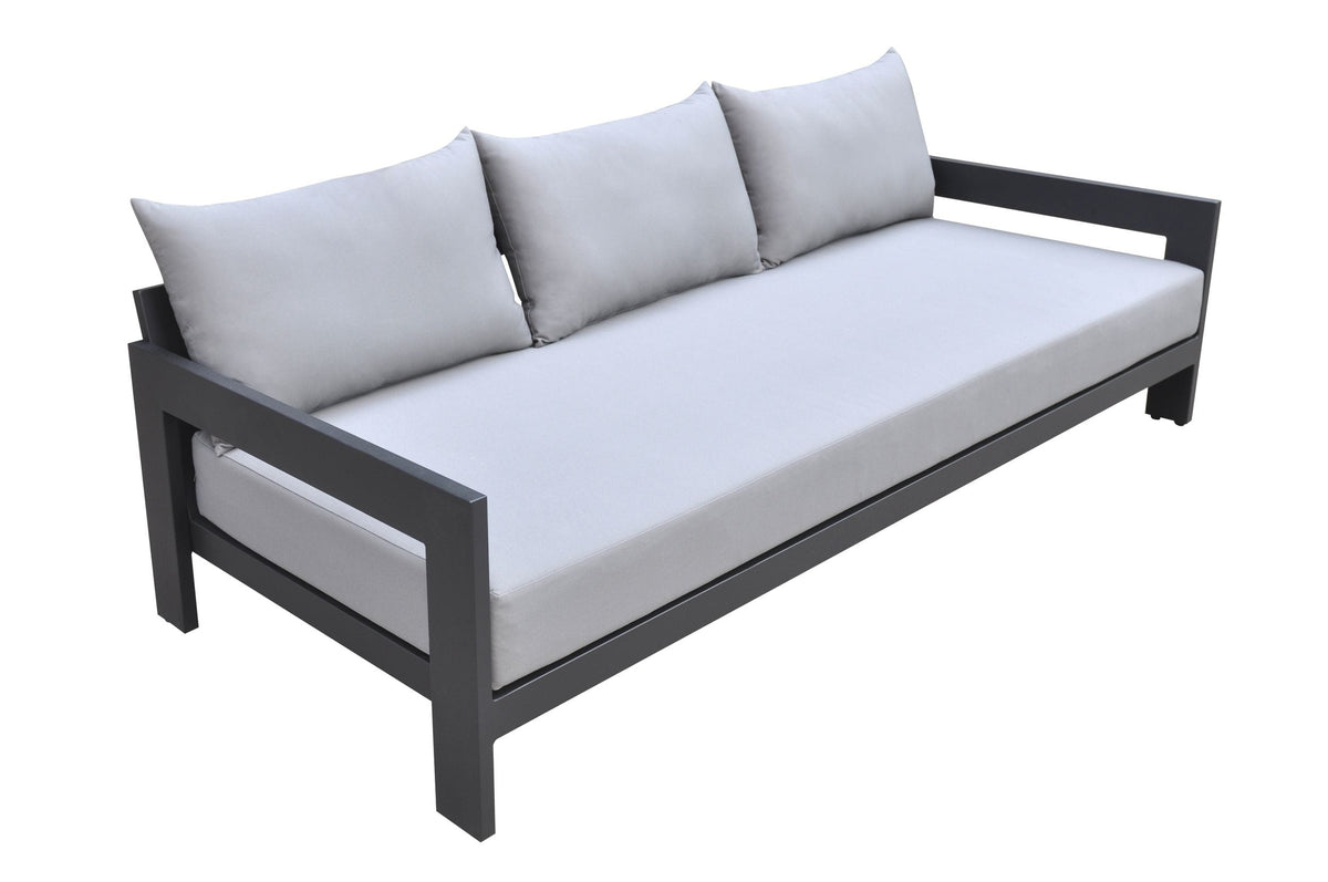 Wake Modern Charcoal Outdoor Sofa