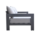 Wake Modern Charcoal Outdoor Sofa
