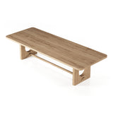 Walz Modern Natural Oak Rectangular Dining Table