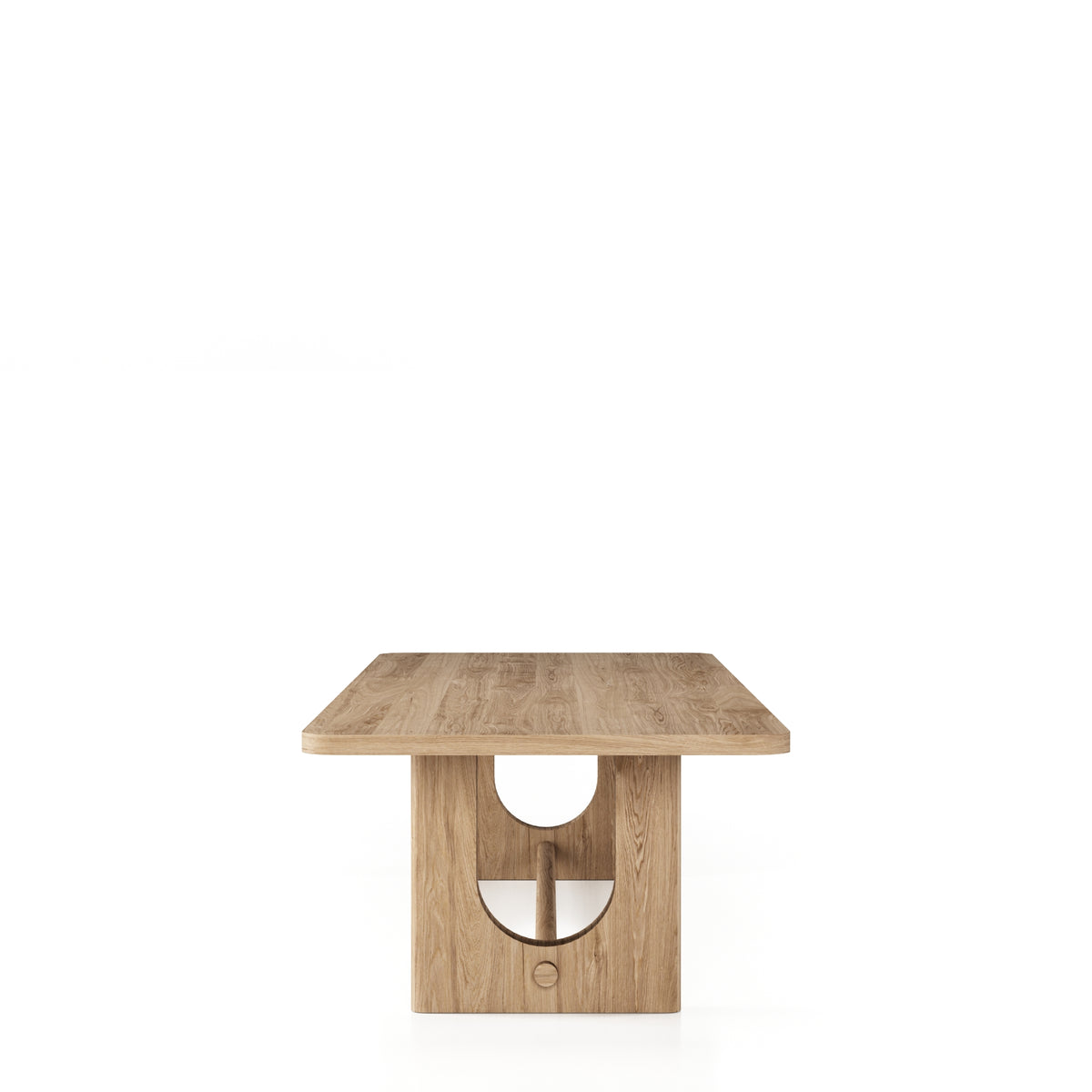 Walz Modern Natural Oak Rectangular Dining Table
