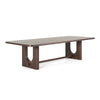 Walz Modern Brown Oak Rectangular Dining Table