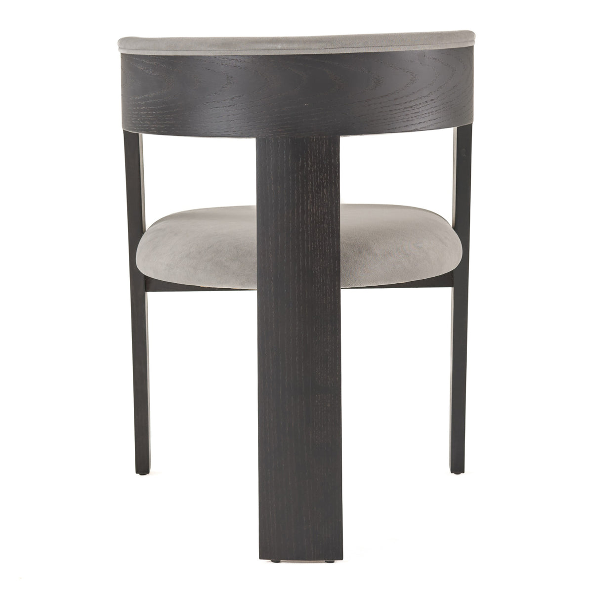 Washington Modern Grey Fabric + Ebony Oak Dining Chair (Set of 2)