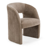 Weaver Modern Tan Fabric Dining Chair