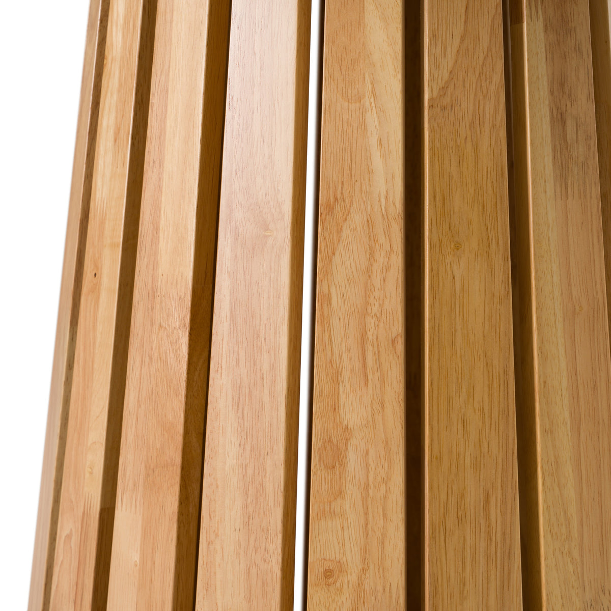 Weiss Mid-Century Modern Natural Oak Round Dining Table