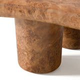 Weskan Modern Faux Burl Coffee Table