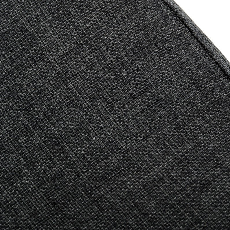 Williamette Mid-Century Dark Grey Fabric Bench