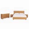 Eastern King Winters Modern Natural Oak 4-Piece Bedroom Set