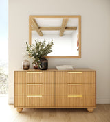 Winters Modern Natural Oak Bedroom Set